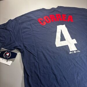 Minnesota Twins Carlos Correa‎ #4 Majestic MLB Baseball T-Shirt 2XL NWT